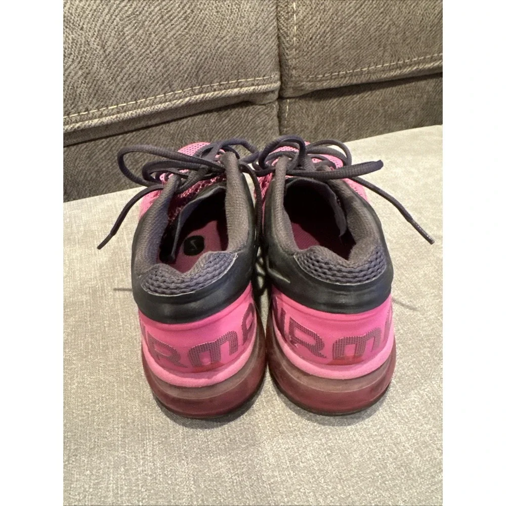 Nike Air Max+ 2013  Bold Pink, Black & Silver Color Way Women's Size 8.5